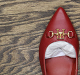 Tommy Hilfiger Womens Nanya Block Heel Pumps TWNANYA Red 8M