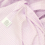 Miss Elaine Womens Robe, Pockets and Zipper Nightgown Lilac / White Check M