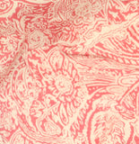 Croft & Barrow Button Down Collared Floral Print Dress Shirt Pink / White 2X