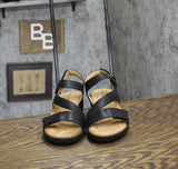 Easy Spirit Womens Kimberly Strappy Sandals SEKIMBERLY2 Black 6M