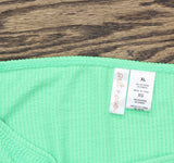 Salt + Cove Juniors Rib Scrunch Cover-up Skirt SC251008MB Mint Tea Green XL