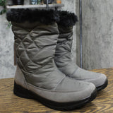 Easy Street Women's Cuddle Fuzzy Waterproof Boots CUDDLEGREY Gray 8.5M