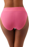 Wacoal Women's at Ease Hi Cut Brief Panty 871308 Hot Pink S