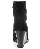 Journee Collection Women's Hepburn Wedge Bootie Shoes HEPBURN-BOOTIES Black 12M