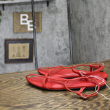 A New Day Womens Mylah Ankle Strap Sandals 94159180 Red 7M