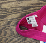 DKNY Womens Textured Molded Balconette Bikini Top Wildberry Purple Pink XL