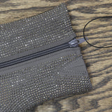 A New Day Womens Cassidy Rhinestone Ankle Boots 91636630 Silver Gray 10M