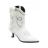 Universal Thread Jenson Western Cowboy Boots Memory Foam Insole Off White 6.5M