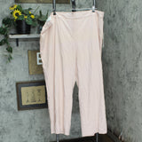Calvin Klein Womens Plus Size Mid-Rise Straight-Leg Pants Petal Pink 24W