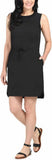 Hilary Radley Womens Tie Front Sleeveless Dress 1565884