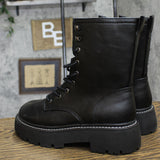 Wild Fable Womens Logan Wide Width Lug Combat Boots 90511614 Black 8W