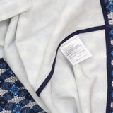 ELLA Rafaella Lined Medallion Print Single Button Blazer Jacket Malibu Blue 3X