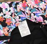 Swim Solutions Womens Blushing Empire Swimdress One Piece 806837 Pink Multi 14