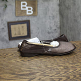 A New Day Mesh Ballet Flats with Memory Foam 95142178 Brown 7.5M
