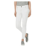 Buffalo Jeans Women's Mid-Rise Aubrey Ankle Grazer Pants 1263050 White 14/34