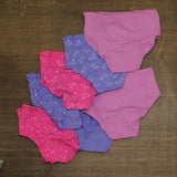 Carter's Girls Little 7-pack Underwear Panties Purple / Blue / Pink Unicorn 8