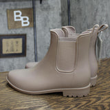 A New Day Womens Chelsea Rain Boots 81885620 Taupe Brown 10M