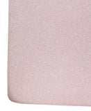 Living Textiles Baby Girls Flower Print Crib Sheet Pink / White Flower Crib