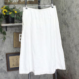 Universal Thread Tie-Front Midi A-Line Skirt 92985818 White XXL