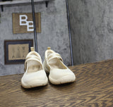 Jbu By Jambu Womens Merry Mary Jane Flat B5MRY99 Eggshell Off White 6M