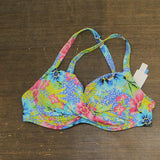 Bleu Rod Beattie Let's Get Away Cross Back  Bikini Top Lets Get Away Blue 38D