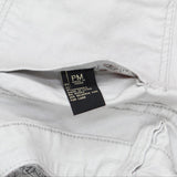 DG2 by Diane Gilman Womens Reversible Twill Pull-On Skinny Jean Gray Multi PM