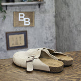 Goodfellow & Co Mens Suede Flat Oswald Clogs 94504660 Taupe Brown 7