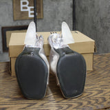 Bar III Womens Cherr Slide Sandals 10014818500 Clear Vinyl Gray 7.5M