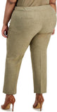 Kasper Womens Plus Slim-Fit High Waist Trouser Pants 10843067