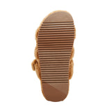Wild Fable Womens Hayley Shearling Sandals 90870705 Tan Brown 10M