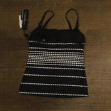 La Blanca Underwire Strap Tankini Swimsuit Top 19477066027 Black City Lights 6