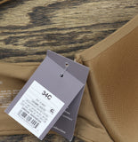 Auden Womens Luxe Stretch Comfort Wire Demi Bra 94266683 Caramel Brown 34C