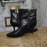 INC International Concepts Malenee Stiletto Heel Booties 10021788600 Black 7.5M