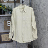Joseph Abboud Mens Egyptian Combed Cotton Woven Dress Shirt Brown 17 34/35