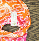 Anne Cole Foulard Tie Dye Bikini Swim Bottom Tie Dye Foulard Orange Multi M
