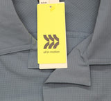 All In Motion Mens Everyday Woven Shirt 89432482 Airway Blue M