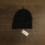 On 34th Womens Solid Brushed Beanie Rolled Cuff Fuzzy MO1542505 Black
