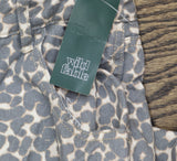 Wild Fable Womens Mid-Rise 90s Relaxed Straight Pants 91905655 Brown Leopard L