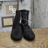A New Day Womens Celaena Boots Mesh Block Heel 94568458 Black 8M
