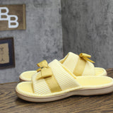 Isotoner Womens Charm Pineapple Fruit Slide Slippers F9881 Yellow L (8.5-9)