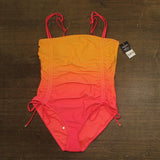 Bar III Day Club Ombre One-Piece Swimsuit MBDC25605 Punch It Up Pink Multi XL