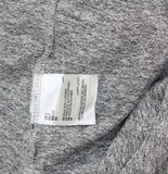 INC International Concepts Long Sleeved Lurex Knit Ruched Front Tie Top Gray S