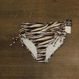 Salt + Cove Juniors' Side-Tie Bikini Bottoms 805408 Neutral Multi Brown M