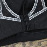 Glamorise Womens No-Bounce Camisole Sports Wirefree Bra 1066 1066 Black 36DD