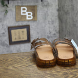 Shade & Shore Gemma Jelly Slide Sandals 94748344 Tan Brown 9M