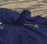 Black Tape Womens Trendy Plus Size Ruffled Babydoll Tank Top Navy Blue 1X