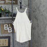 Hybrid Juniors Usa Graphic High-Neck Tank Tap JT2627JRSM689 Beige Brown L