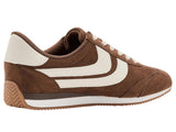 DV Dolce Vita Womens Hype Round Toe Low Top Lace Up Sneakers Chestnut Brown 8.5M