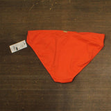 Lauren Ralph Lauren Macrame-Ring Hipster Bikini Bottom Persimmon Orange 14