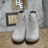 Cole Haan Women's Faux Suede Haidyn Bootie W21603 Stormy Gray Suede 5B